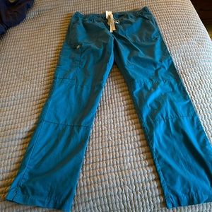 Caribbean Blue Wonderwink Wonder Flex Scrub Bottoms Size - Medium Tall